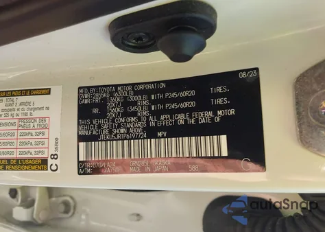 2023 Toyota 4Runner Limited z USA, uszkodzony, nr VIN JTEKU5JR1P6197724